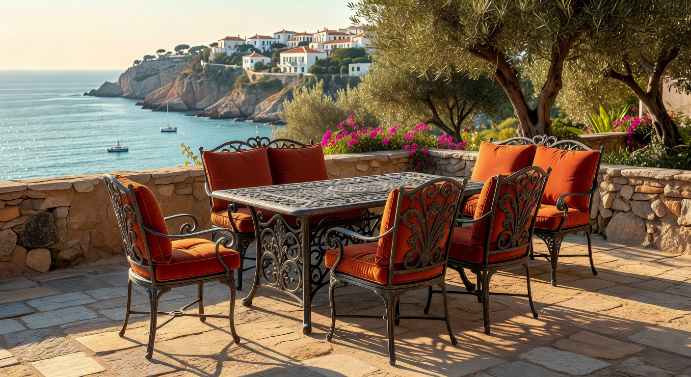 Muebles exterior hierro